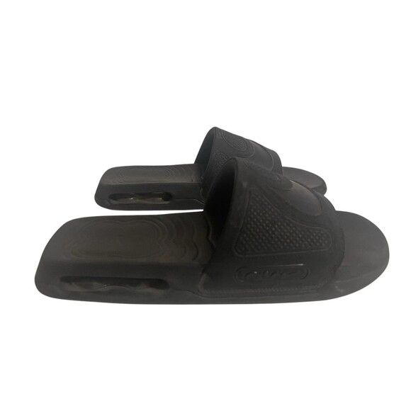 NIKE AIR MAX CIRRO SLIDE TRIPLE BLACK SPORT SANDALS DC1460-007 US MEN SIZE 11 - Picture 3 of 11